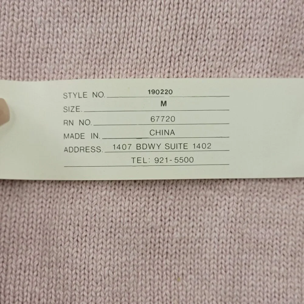 Vintage Margules Crochet Crop Top M Pink Retro Boho Romantic Cottagecore Dainty - Picture 11 of 12